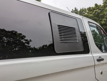 Lüftungsgitter Ford Custom für nachgerüstete Schiebefenster Beifahrerseite rechts CARBEST